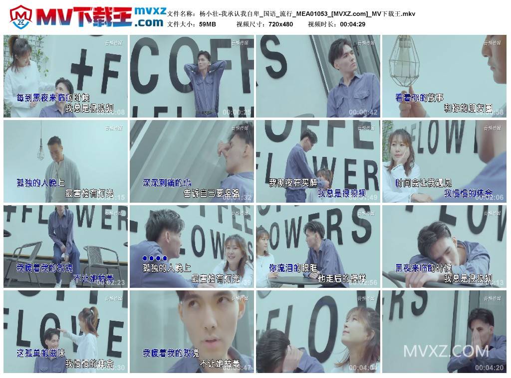 杨小壮-我承认我自卑_国语_流行_MEA01053